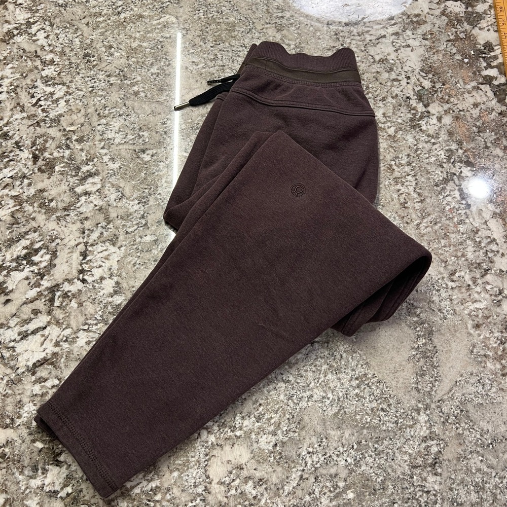 Lululemon Scuba High-Rise Jogger French Terry Brown Size 4